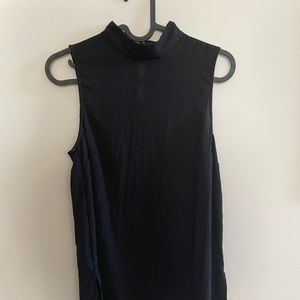 Black high neck tunic - H&M, size 4